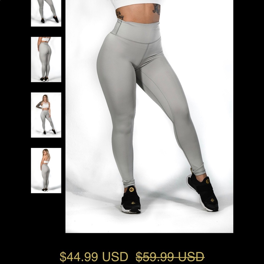 TYC Intensity Leggings - Slate Grey (size 4)